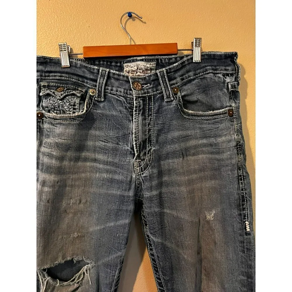 Men's Vintage Collection Big Star Pioneer Distressed Jeans Size 36R [GREAT]